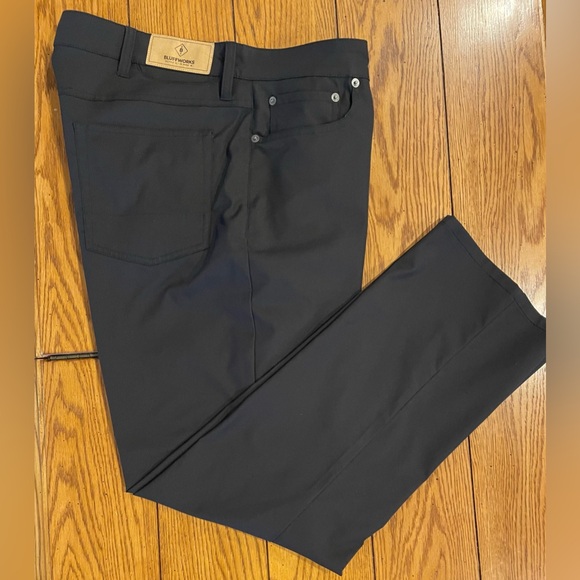 Bluffworks Ascender Chino Black Pant size 36/30 regular fit